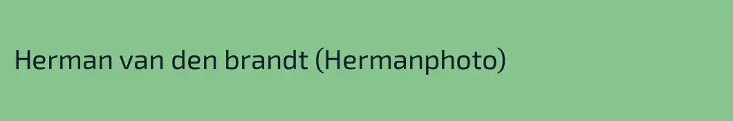 Herman van den brandt (Hermanphoto)